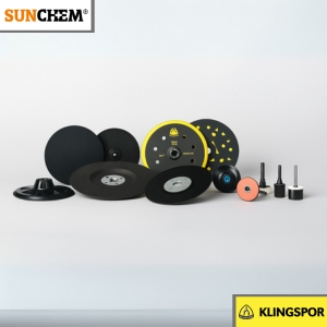 Klingspor Support Pads are essential for mounting abrasive discs. Designed to improve contact, cooling, and material removal efficiency during sanding and polishing. Ensures optimal disc life and results.
