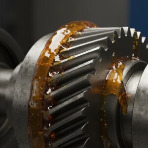 Mechanical Gears with Lubricant
