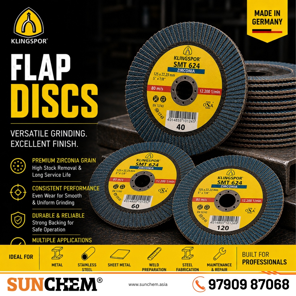 Flap Disk – Sunchem Marketing authorized dealer and distributor of industrial flap discs in Chennai (2)